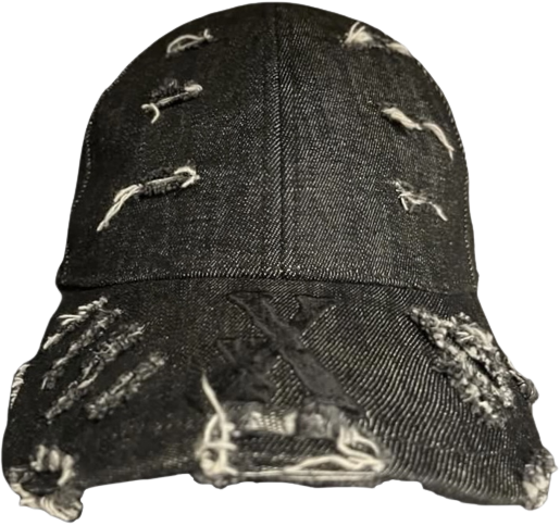 Distressed Denim Hat (Onyx) – Exodus